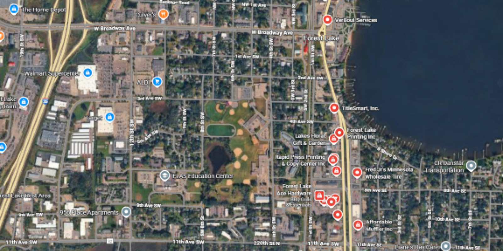 Lake Shoppes Shopping Center, retail space for lease, Forest Lake commercial lease, high traffic retail Forest Lake, Minnesota retail property, shopping center space for rent
